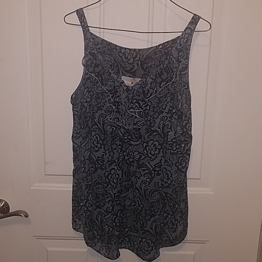 Avenue Studio 14/16 sheer blouse